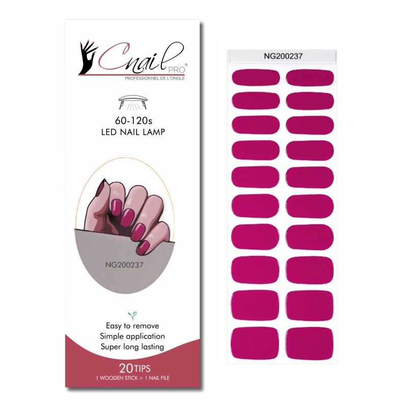 Semi-Cured Gel Nail Wraps NG237