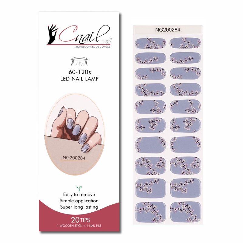 Semi-Cured Gel Nail Wraps NG284