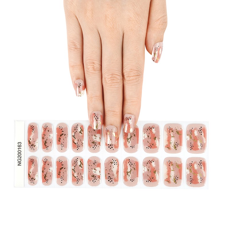 Semi-Cured Gel Nail Wraps NG163