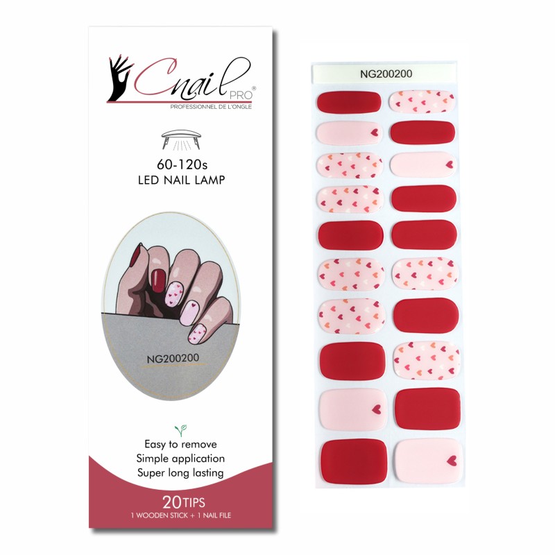 Semi-Cured Gel Nail Wraps NG200