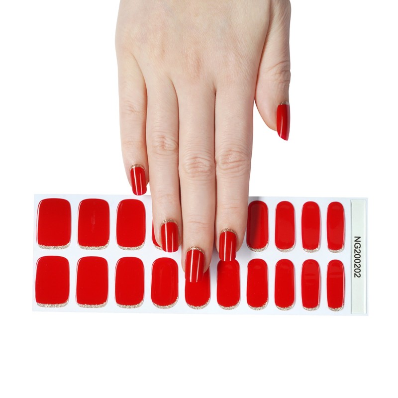 Semi-Cured Gel Nail Wraps NG202