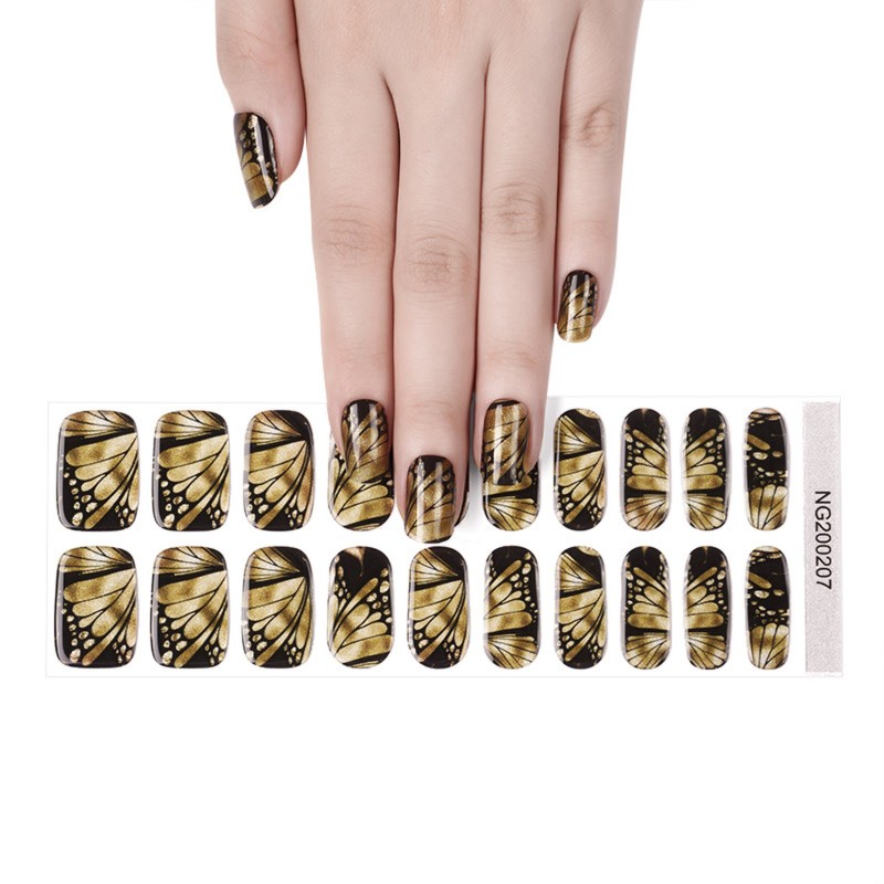 Semi-Cured Gel Nail Wraps NG207