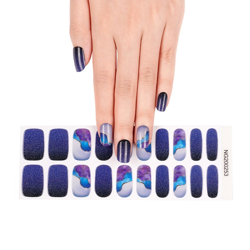 Semi-Cured Gel Nail Wraps NG253