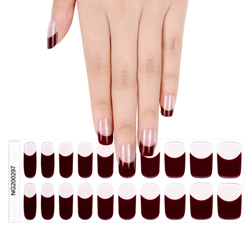 Semi-Cured Gel Nail Wraps NG297