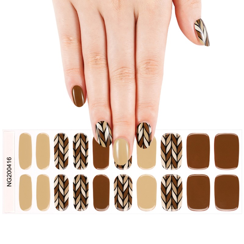 Semi-Cured Gel Nail Wraps NG416