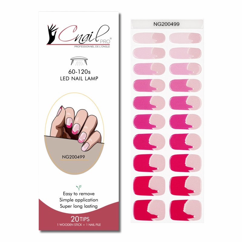 Semi-Cured Gel Nail Wraps NG499