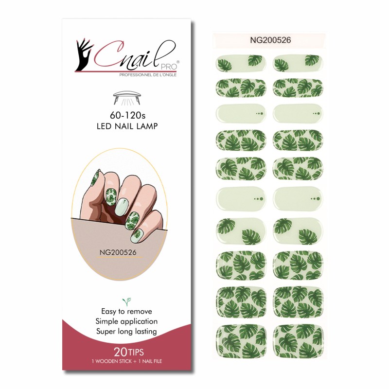 Semi-Cured Gel Nail Wraps NG526