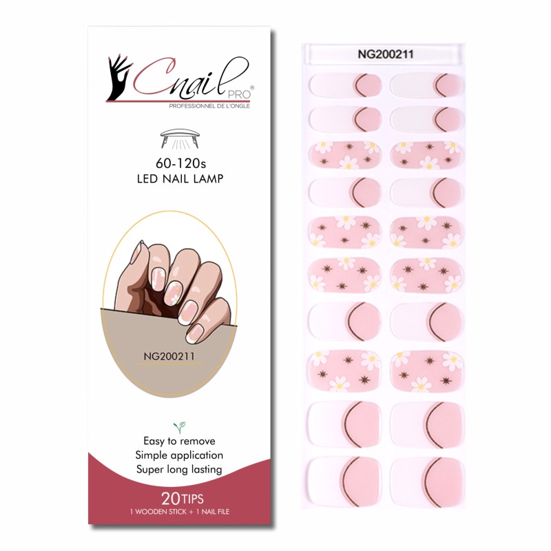 Semi-Cured Gel Nail Wraps NG211