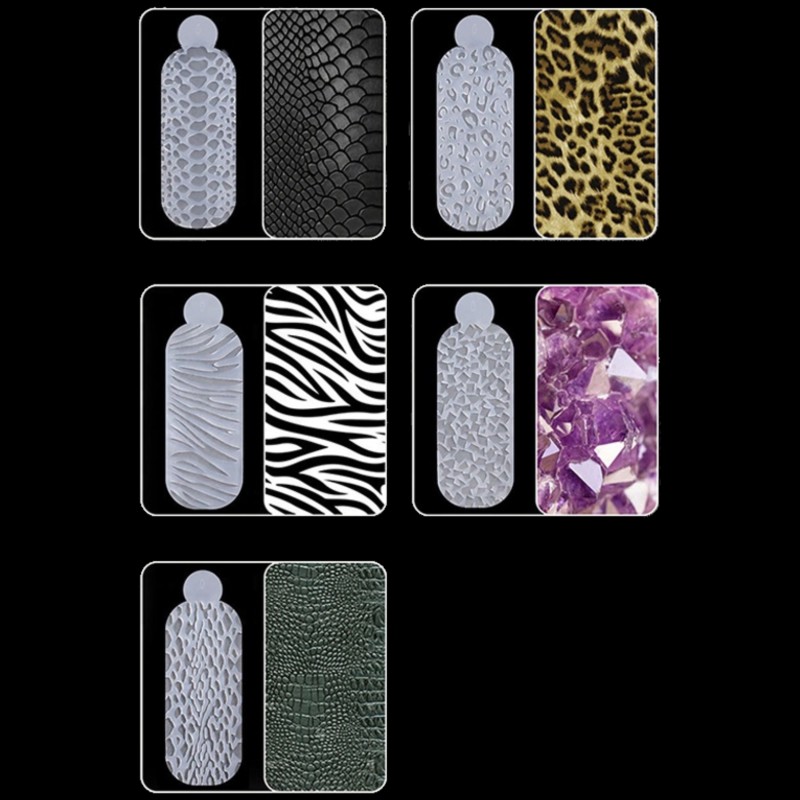 Nail Silicone Sheets Animals - Dual Forms