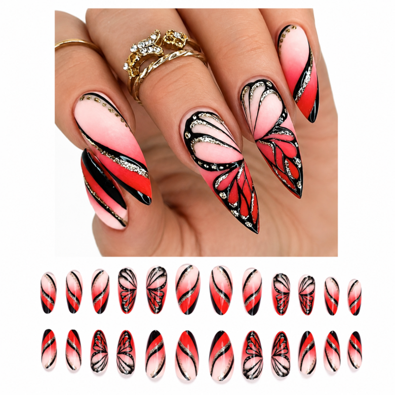 Press On Nails Nail-Art 1757