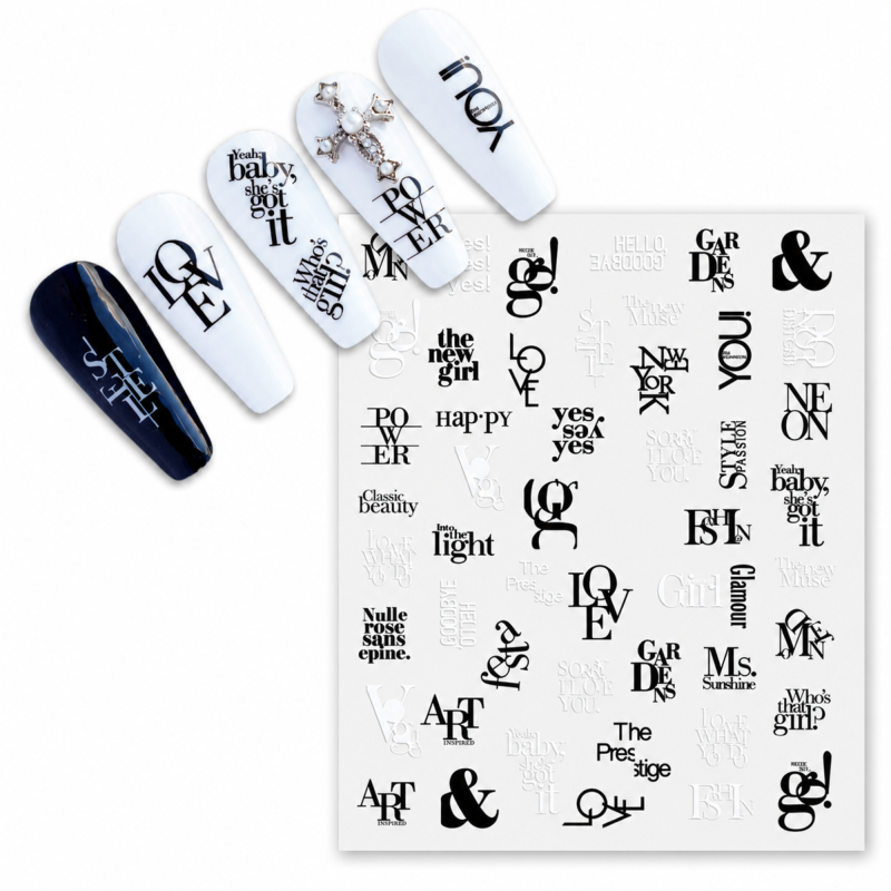 Stickers Lettres et Graffitis JO-2169