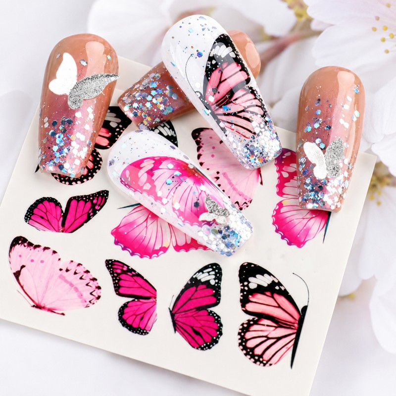 Stickers Schmetterling Rosa STZ-984