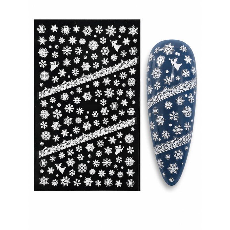Stickers Flocke Weiss F284