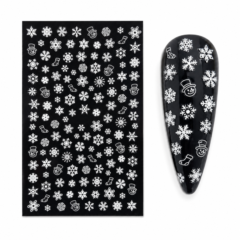 Stickers Flocon Blanc F281