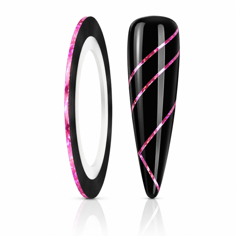 Fil Nail-Art pink irisé