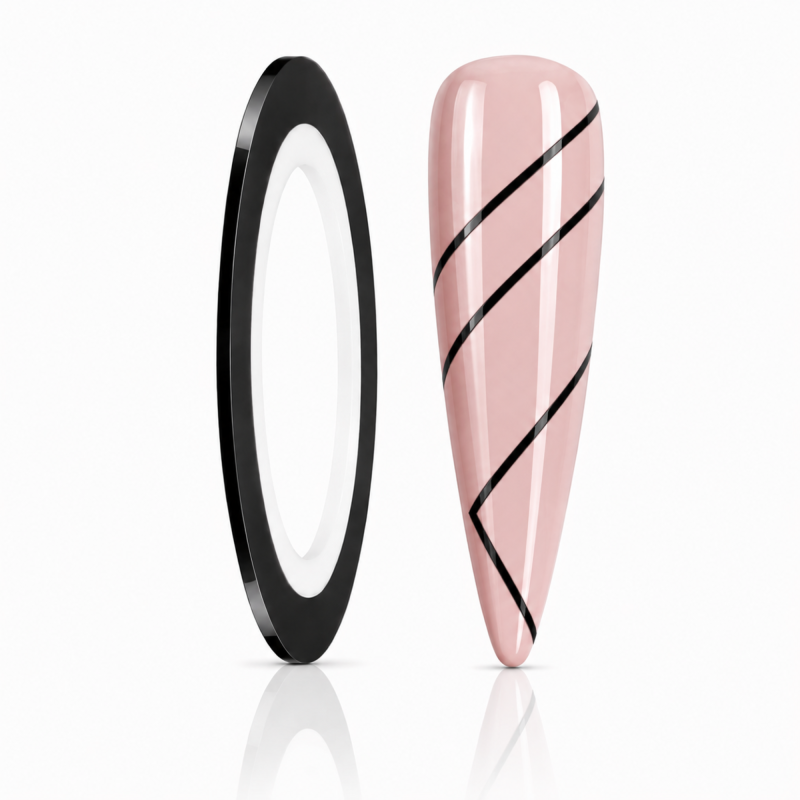Faden Nail-Art Schwarz...