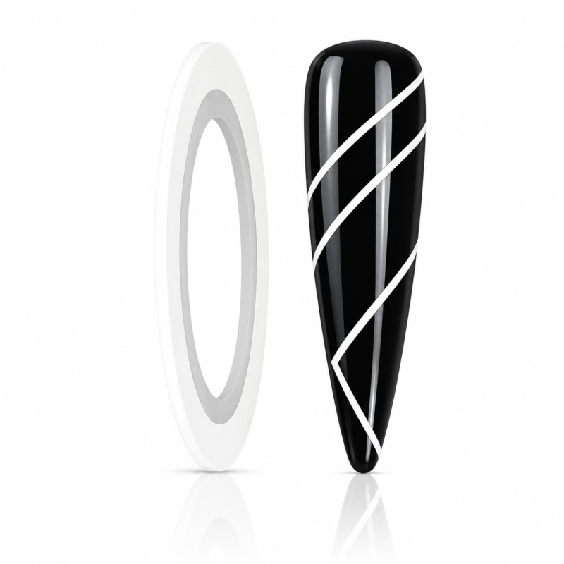 Fil Nail-Art blanc brillant