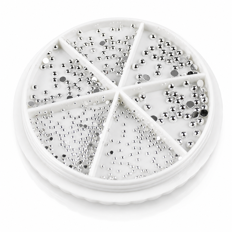 Déco Demi Perles argentées