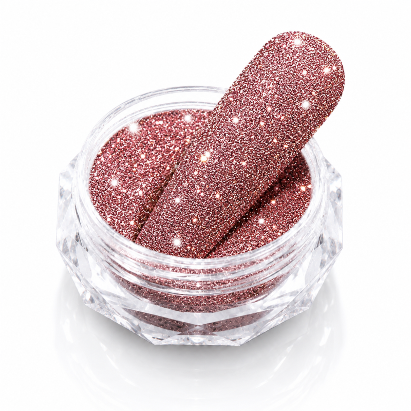 Diamantpulver Rot funkelnd