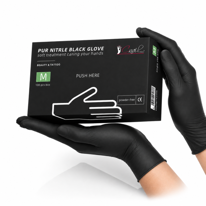 Gants Pur Nitrile Noir taille M