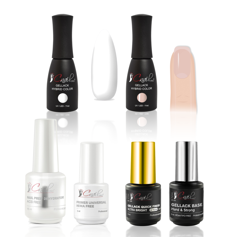 French Maniküre Kit für Nägel