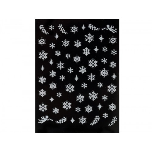 Stickers Flocon de neige blanc