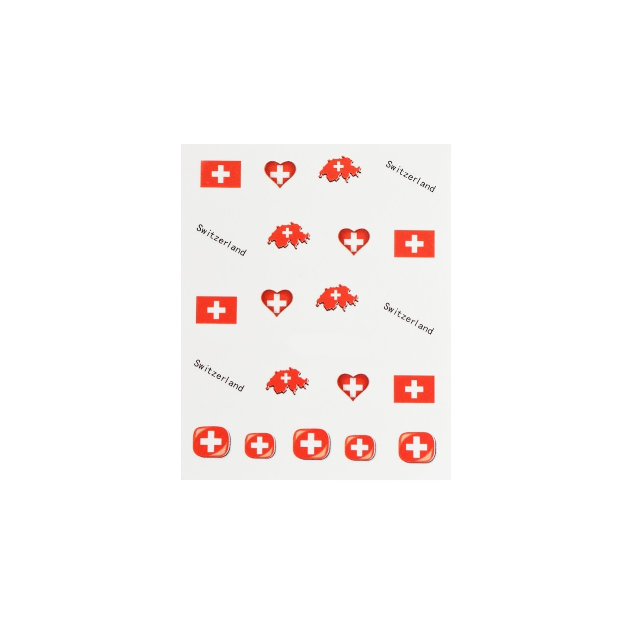 Stickers Flagge Schweiz