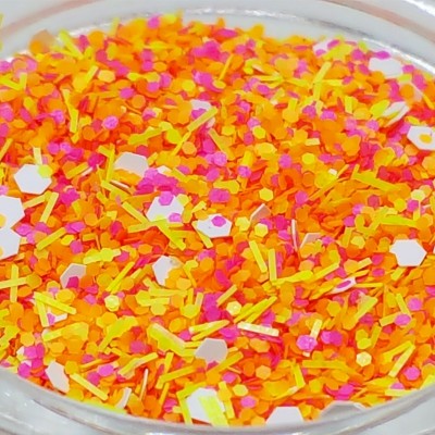 Flitters confetti orange