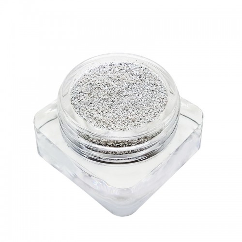 Glitters Silber glänzend