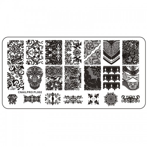 Schablone PL002 für Stamping
