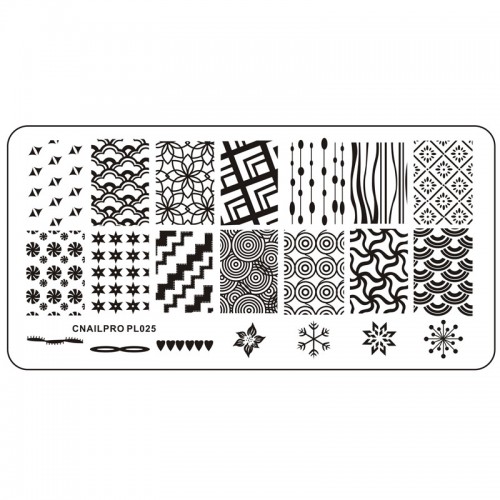Schablone PL025 für Stamping