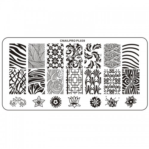 Schablone PL039 für Stamping