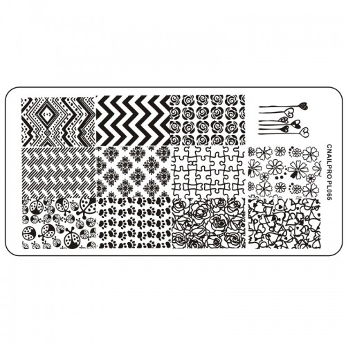Schablone PL065 für Stamping