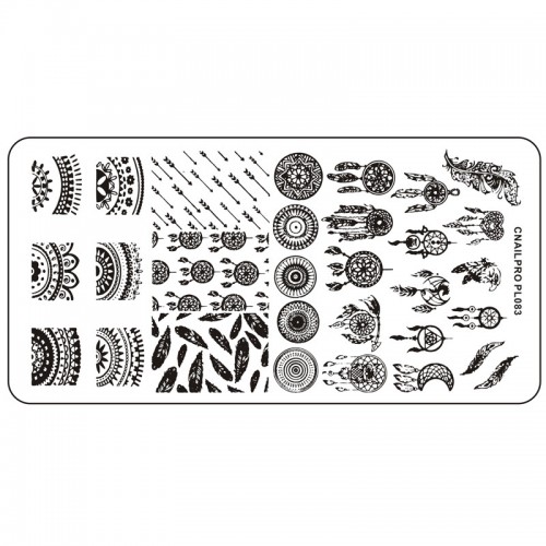 Schablone PL083 für Stamping