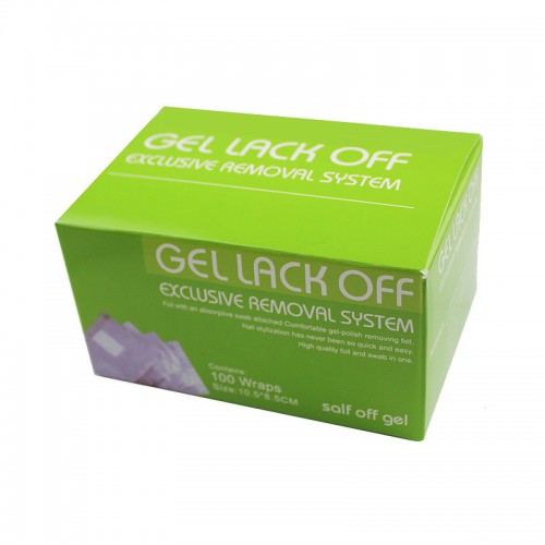 Papilloten für Soak Off Nagellack