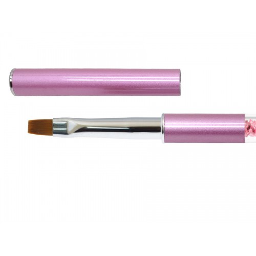 Pinceau gel Nr.6 Strass Rose