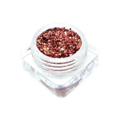 Paillettes rouge-cuivre