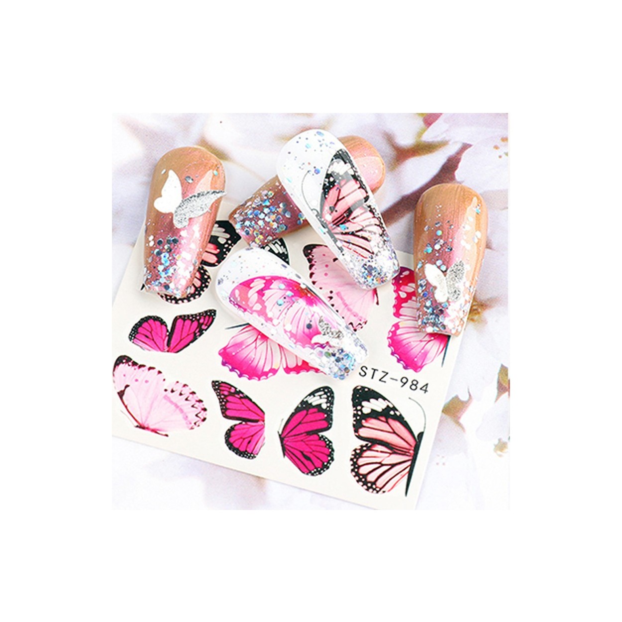 Stickers Schmetterling Rosa STZ-984