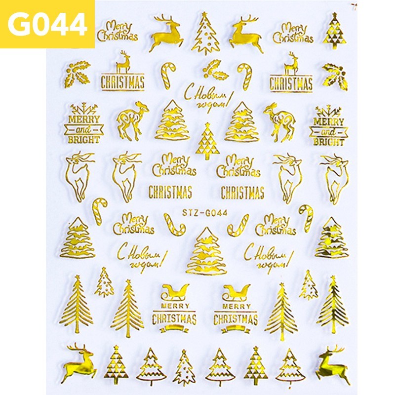 Stickers Weihnachten STZ-G044 Gold