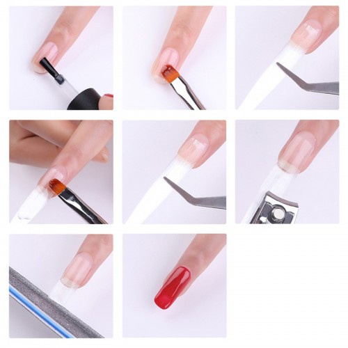 Extensions d'ongles en fibre de verre
