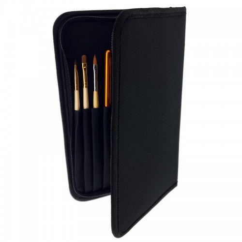 Trousse à pinceaux noir