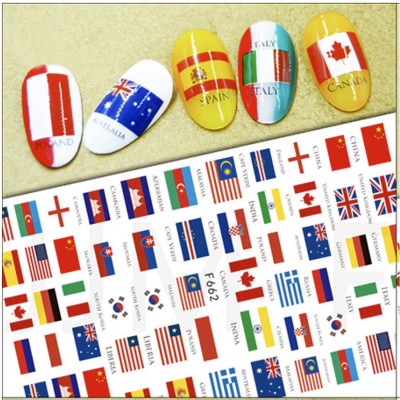 Stickers drapeaux F662