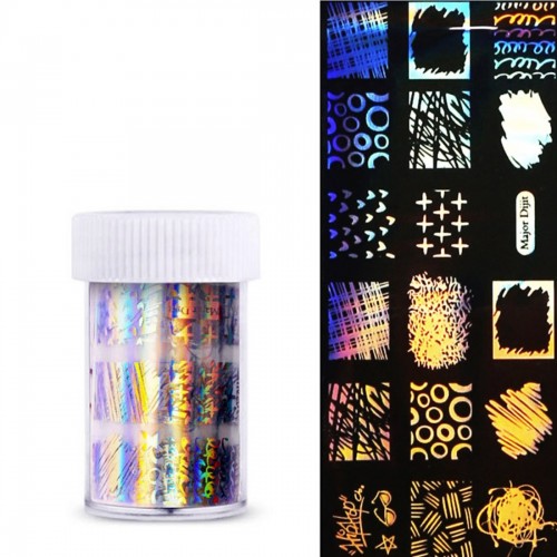 Foil transparent irisé full cover