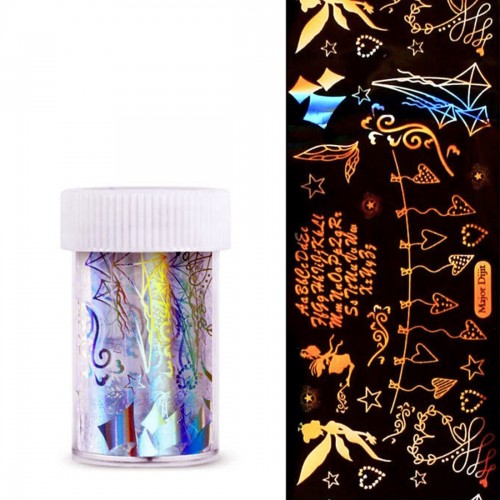 Foil transparent irisé Fées