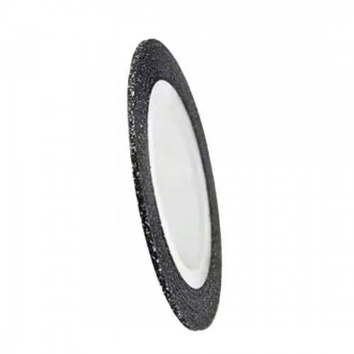 Faden Nail-Art Schwarz Glitter