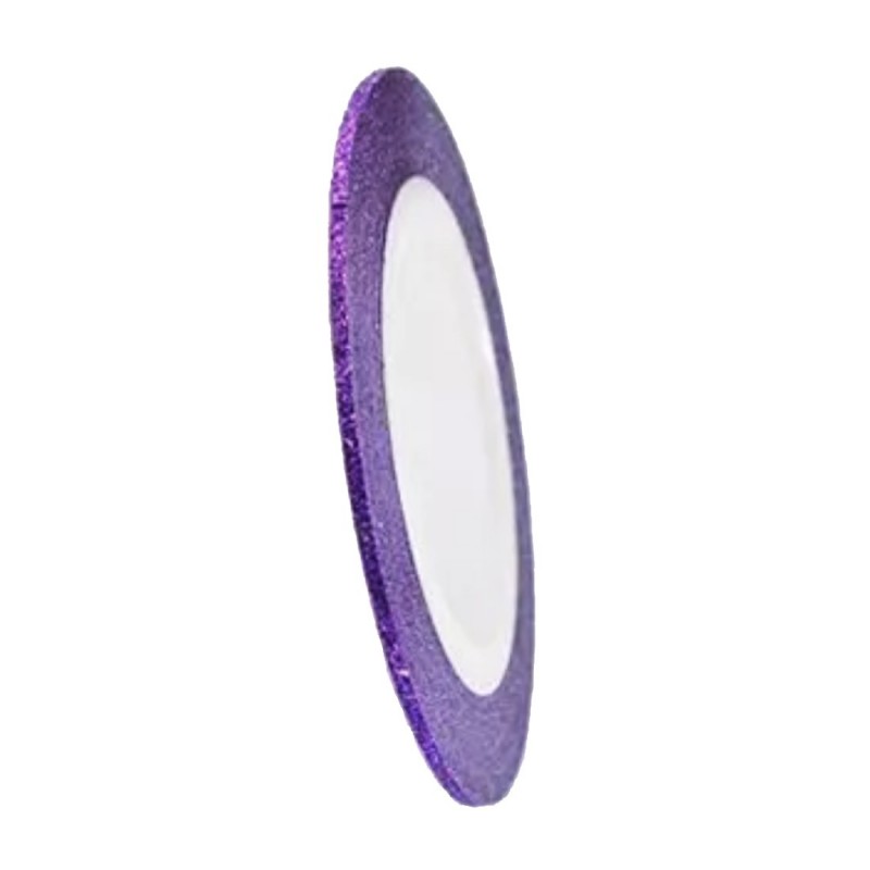 Fil Nail-Art violet glitter