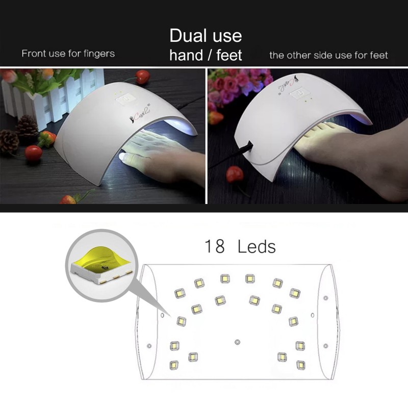 UV / LED Lampe 9C 24W
