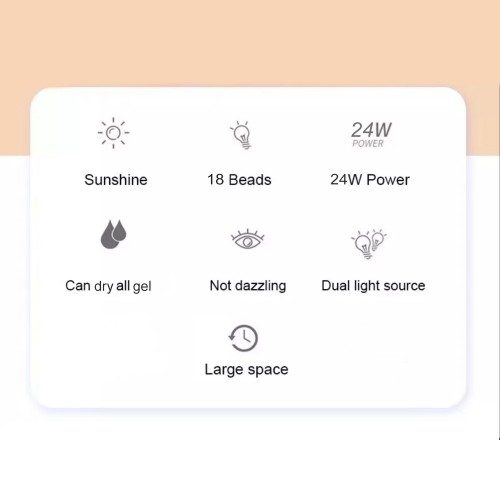 Lampe UV / LED 9C 24W