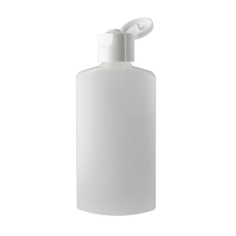 Weisse Flasche 100 ml leer undurchsichtig (halbtransparent) PE