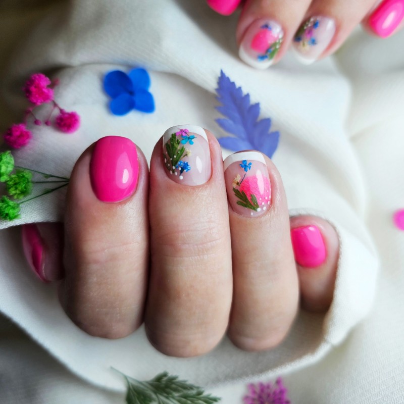 Fleurs séchées mix blancs